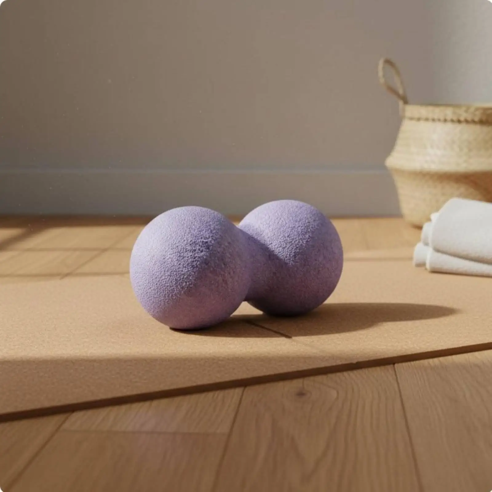 Peanut Massage Exercise Ball Double Sphere Foam Roller Muscle Massage Ball for Stretching and Fascia Release