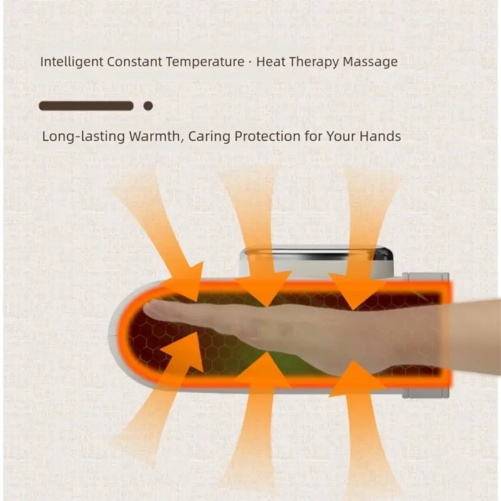 

with Heat and Compression Hand Massager 3D Compression 4 Temperatures Hand Massage Long Lasting 3 Massage Electric Hand Massager