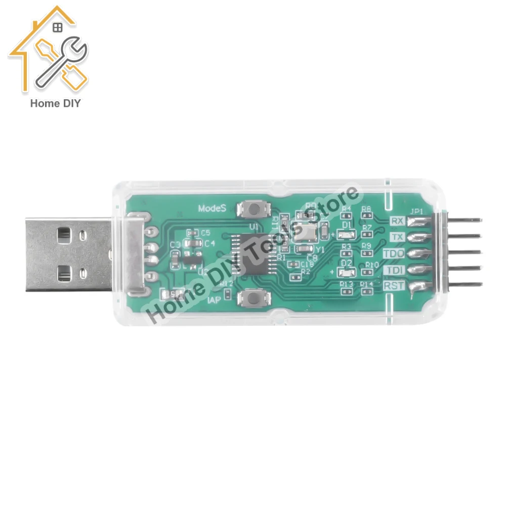 Online Download Debugger Support RISC-V Architecture MCU/SWD Interface ARM Chip 1 Serial Port to USB Channel