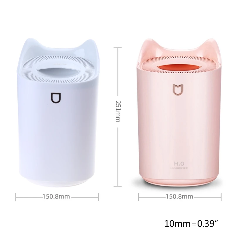 Mini umidificador névoa bico umidificador ar, beleza, reabastecimento aroma, difusor óleo essencial,