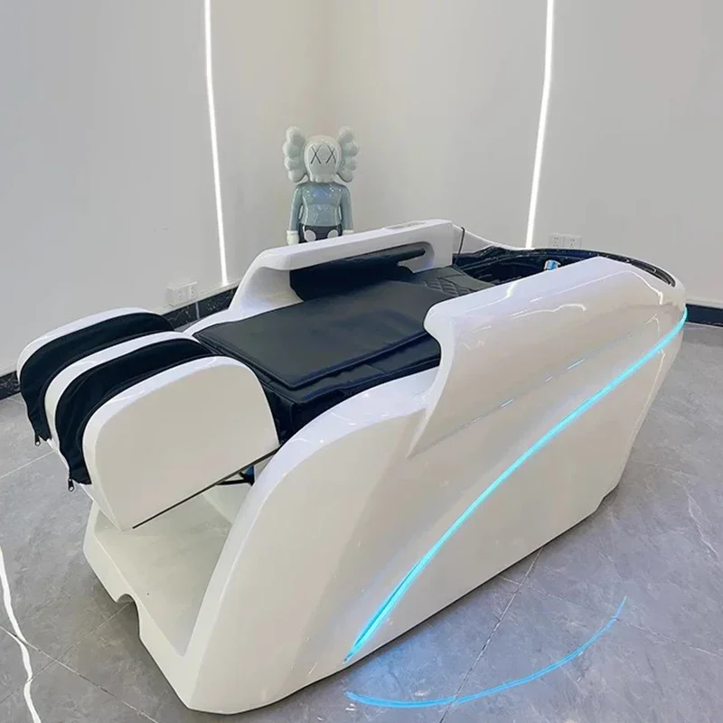 

Head Spa Hair Washing Bed Therapy Luxury Ergonomics Massage Beauty Salon Chairs Salon Comfort Lettino Massaggio Furniture