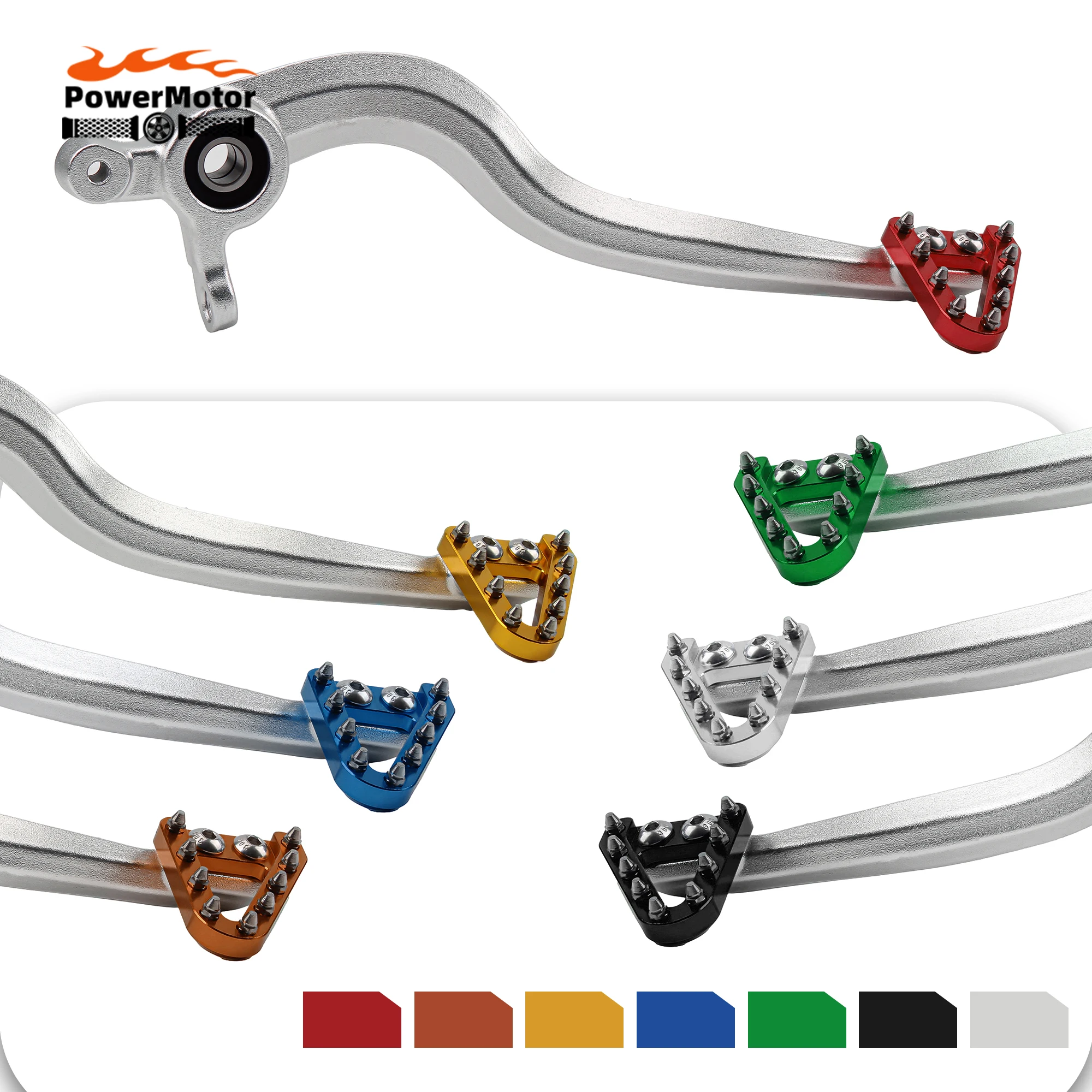 Motorrad CNC Fuß Bremspedal Hebel Für Husqvarna TC TE TX FE 125 150 250 300 Für KTM SX XC XCW EXC EXCF Motocross Zubehör