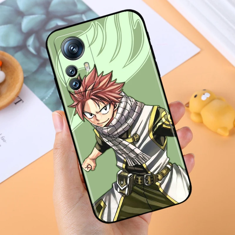 F-FAIRY T-TAIL Anime Cool For Xiaomi Mi 14 13T 13 12T 12 11T 11i 11 10T 10 Pro Lite Ultra 5G Black Cover Phone Case