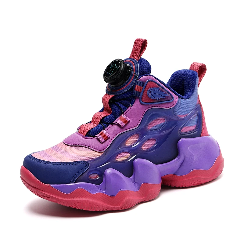 

Трендовые крутые детские баскетбольные кроссовки, легкие удобные кроссовки для мальчиков и девочек, модная повседневная обувь для детей, кроссовки для бега