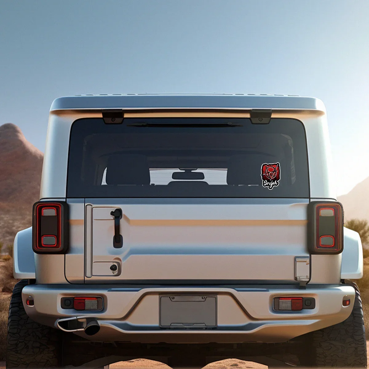 قطعة واحدة من ملصق شعار "Brujah" - ملصق فينيل عالي الجودة للسيارة ولوح التزلج والكمبيوتر المحمول - فيبي مميز قابل للإزالة