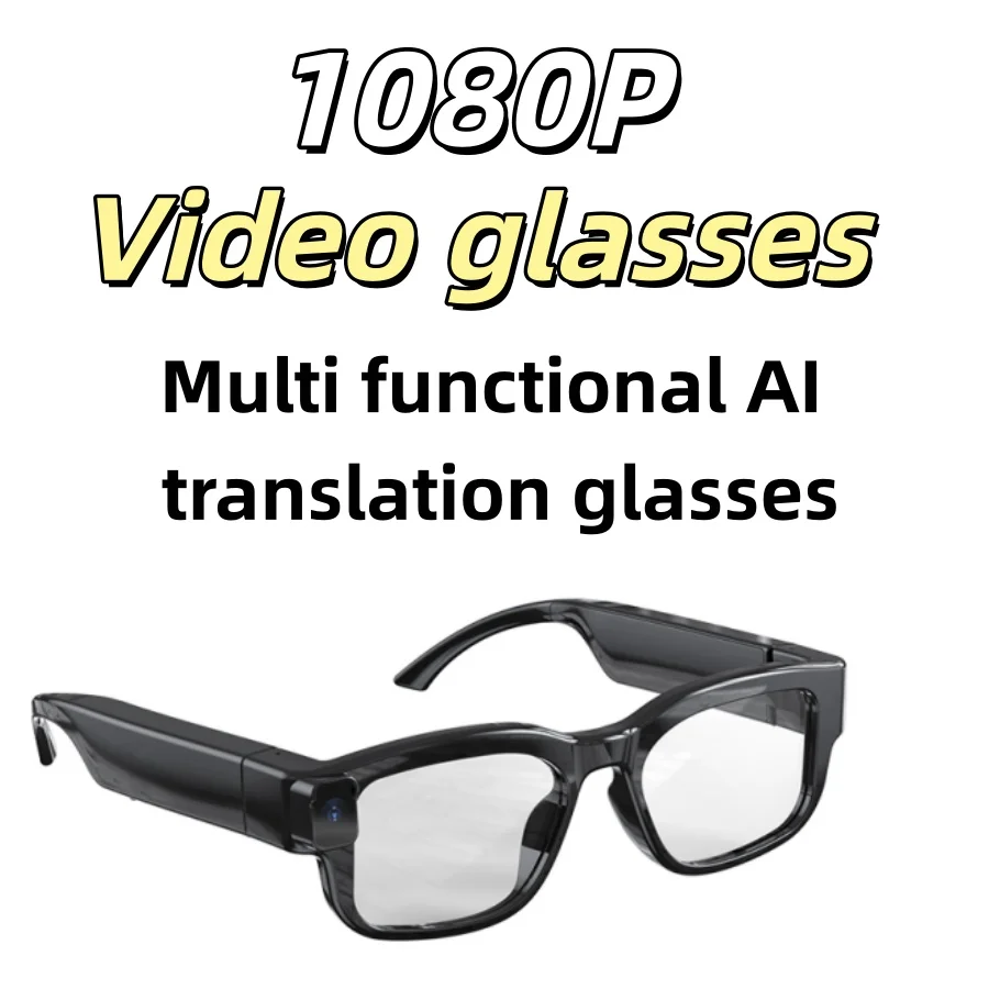 HD 1080P Video Glasses AI Intelligent Translation Glasses