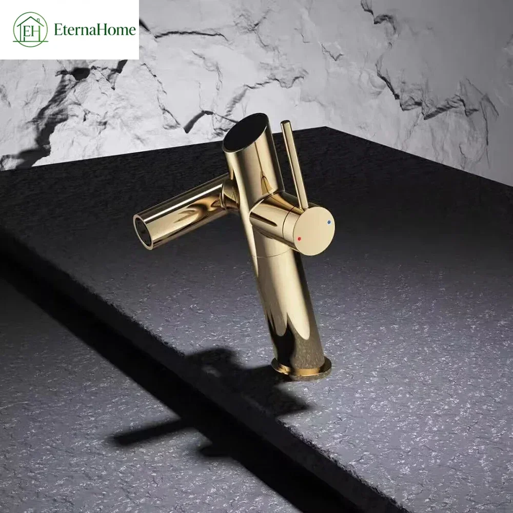 Multifunctional Bathroom Faucet Dual Mode Rotatable Spout Single Hole Deck Mount Hot Cold Water Mixer Vanity Basin Tap