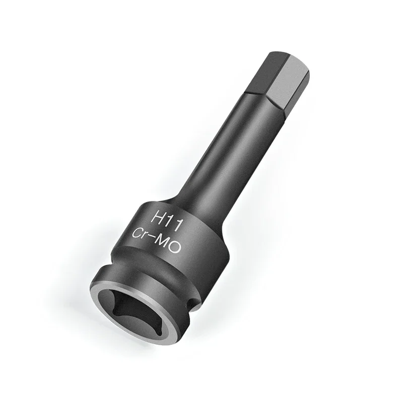 Socket Wrench Metric 1/2Inch12.5mm Shank Drive Impact Socket Set Hex Socket long bit Socket Air Allen 12 Corner M5-14Hex RT6-7-8