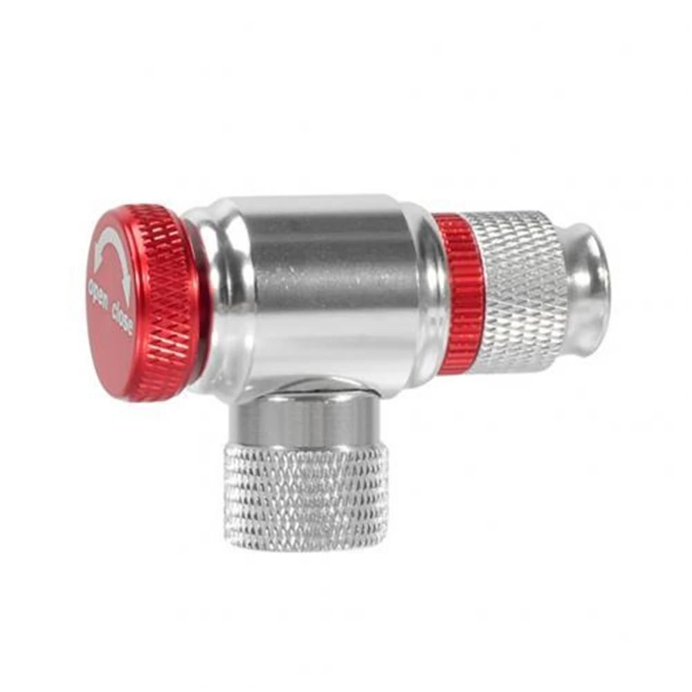 

Riding Emergency Bicycle Accessories Bike Pump Emergency Accessories Gas Nozzle CO2 Cylinder Pump Head Adapter Fast Inflator