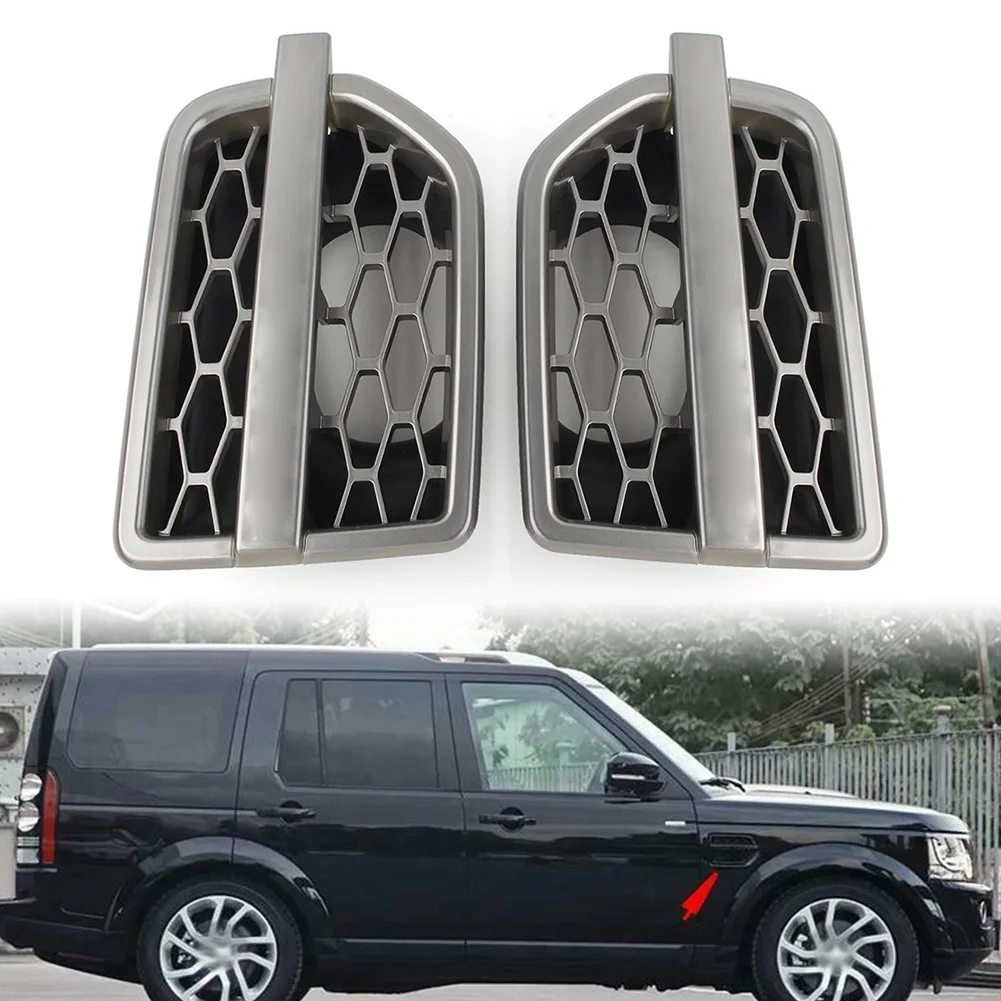 

2Pcs For Land Rover Discovery 4 LR4 2010-2016 Car Front Grille Air Intake Fender Vent Grill 2010 2011 2012 2013 2014 2015 2016