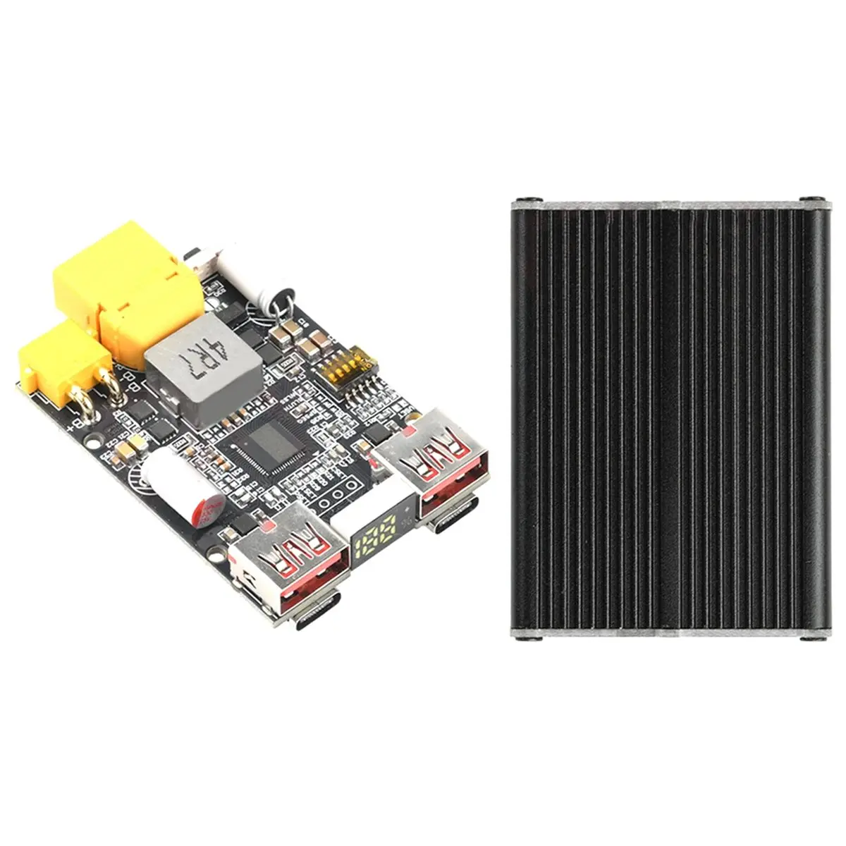 T19C 2-7S DC 5-20V 100W Fast Battery Charger Module PD Decoy Lithium Battery Charger Support PD2.0/3.0 FCP QC3.0/3.0+ SCP