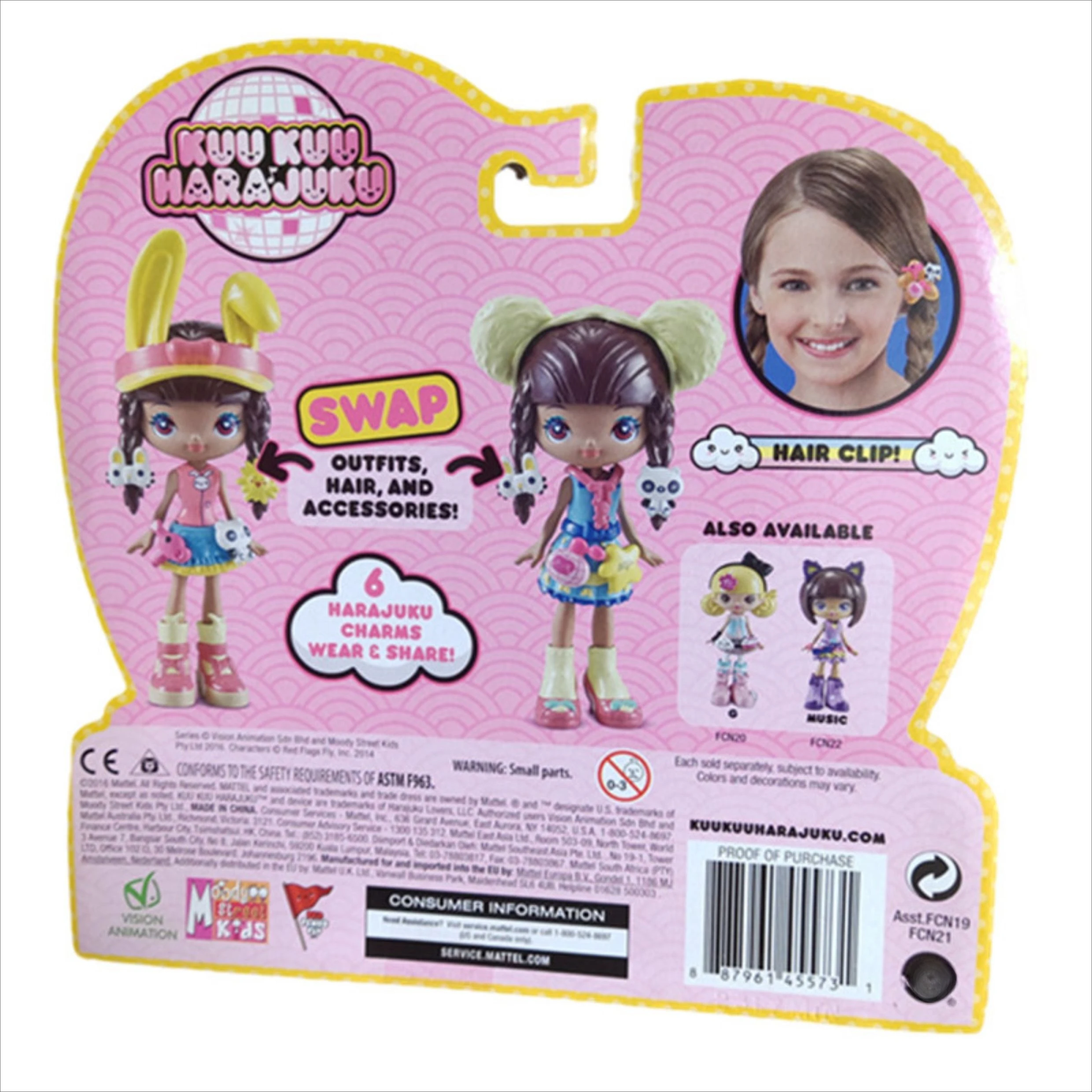 Conjunto de traje de muñeca Chibi Original Harajuku Cool Girls Group, juguete para juego de imitación para niñas