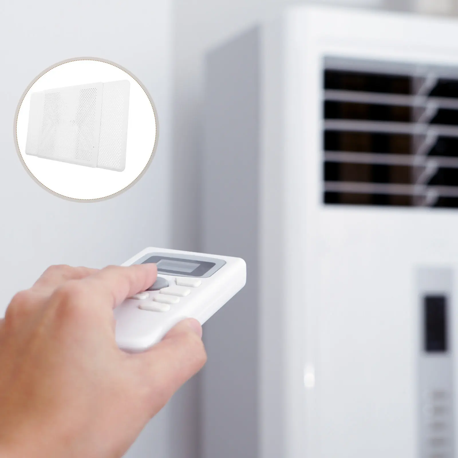 Adjustable Air Conditioner Deflector for Vertical Standing Ac Units 47-58Cm Universal Antidirect Blow Baffle Plate Airflow