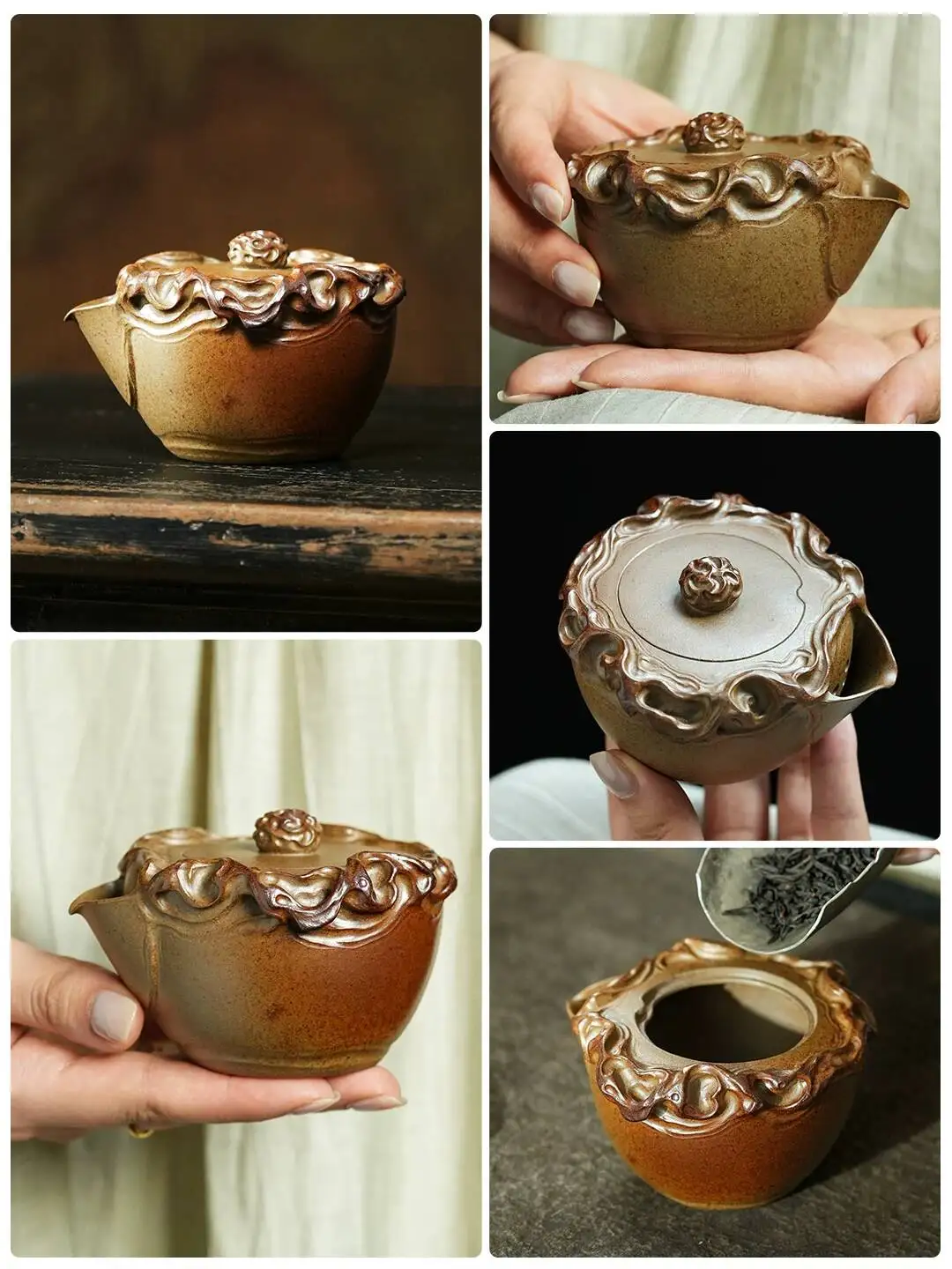 Yihu Chun High-End Yixing Purple Teapot, Bao Ping Hand-Held Teapot 180C, Master Craftsman's Pure Handmade Segment Clay