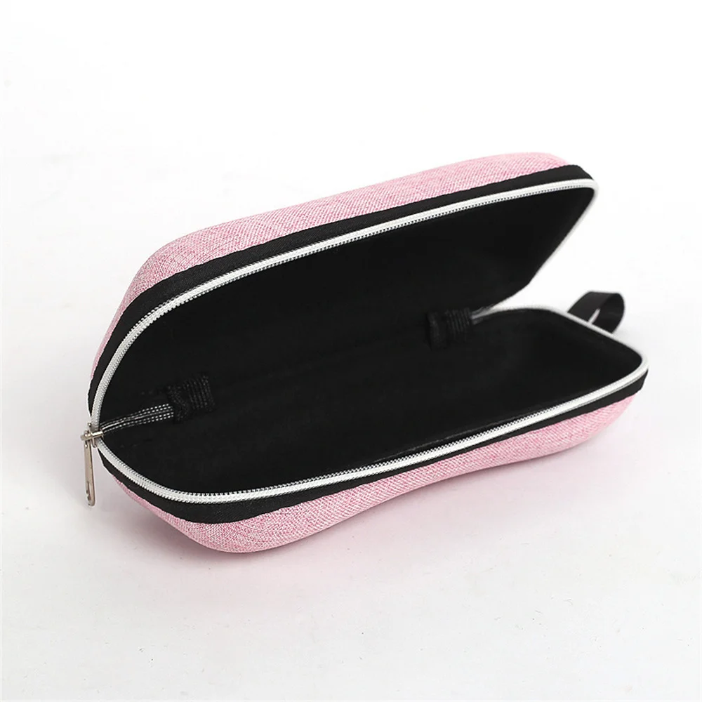 Eyewear Case Portable Zipper Closure Protective  Zippered Design Sunglasses Box For Eyeglass Storage Daily Use Travel