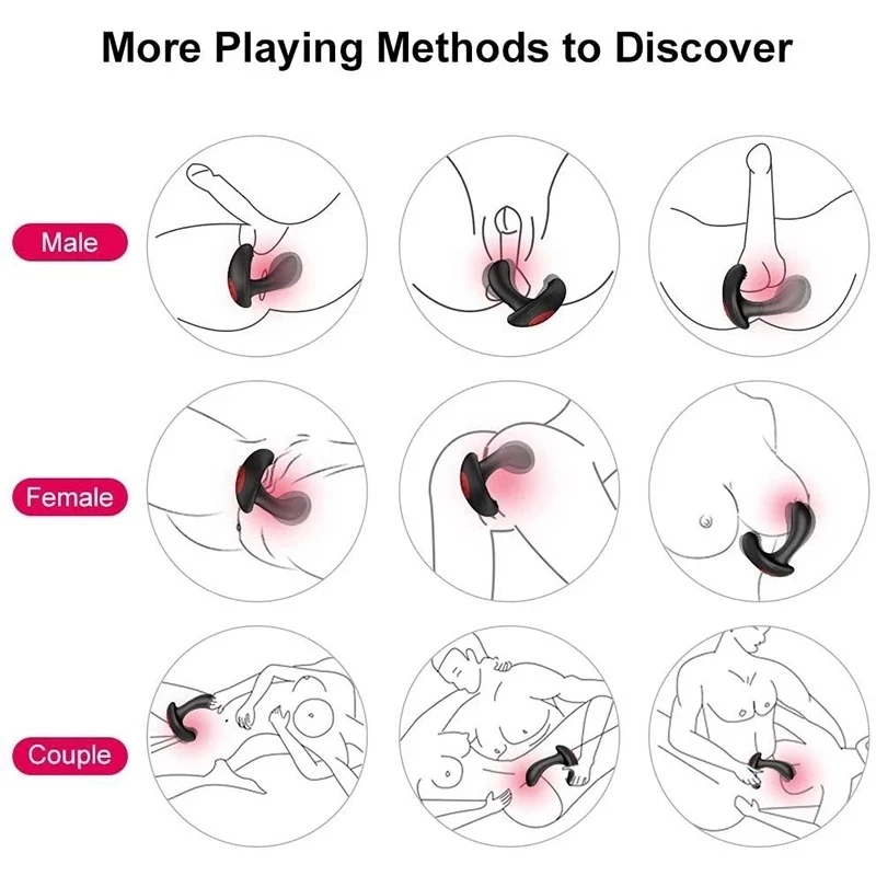 Prostaat Massager Cemote Gecontroleerde Inflatie Anale Plug Voor Mannelijke En Vrouwelijke Masturbatie Trillingen Vestibulaire Stimulatie Sm