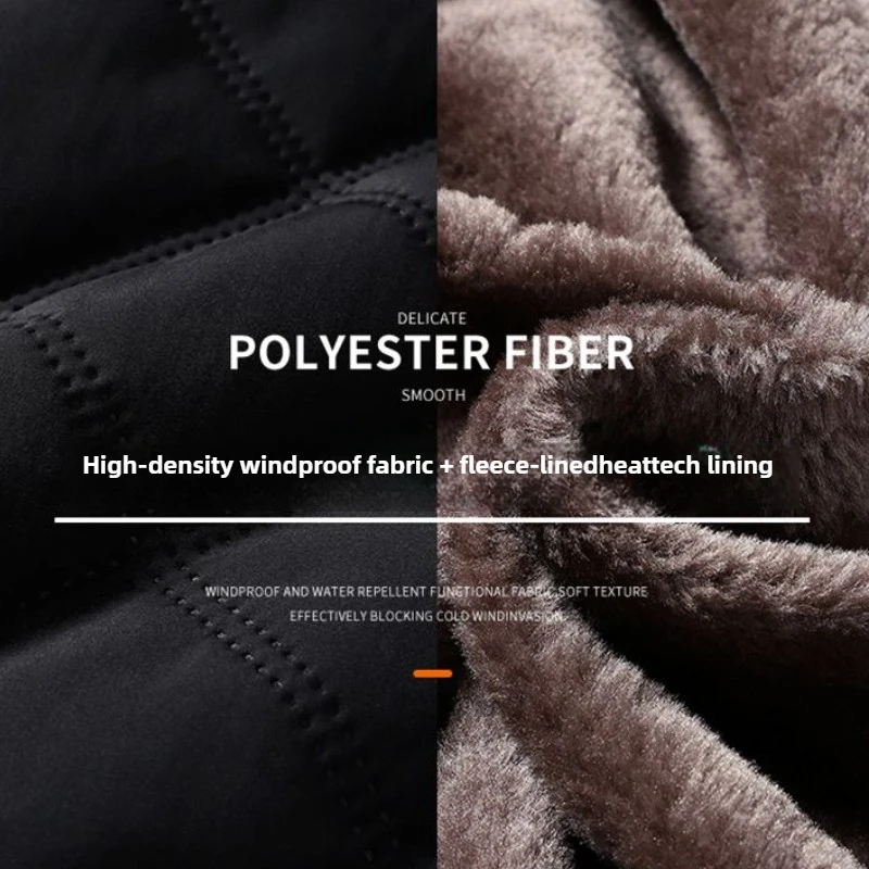 جديد Xiaomi سترة خارجية للرجال موضة الشتاء مبطن سميكة يندبروف الدافئة عادية ركاب سترة قطن معطف الرجال بلايز