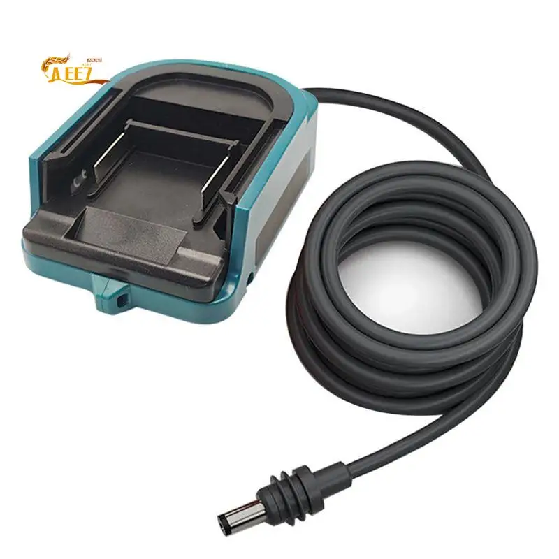 AEE7-For Starlink Mini Battery Power Cable For 18V Lithium Battery Adapter To 2.1DC Power Cable Cord With Switch