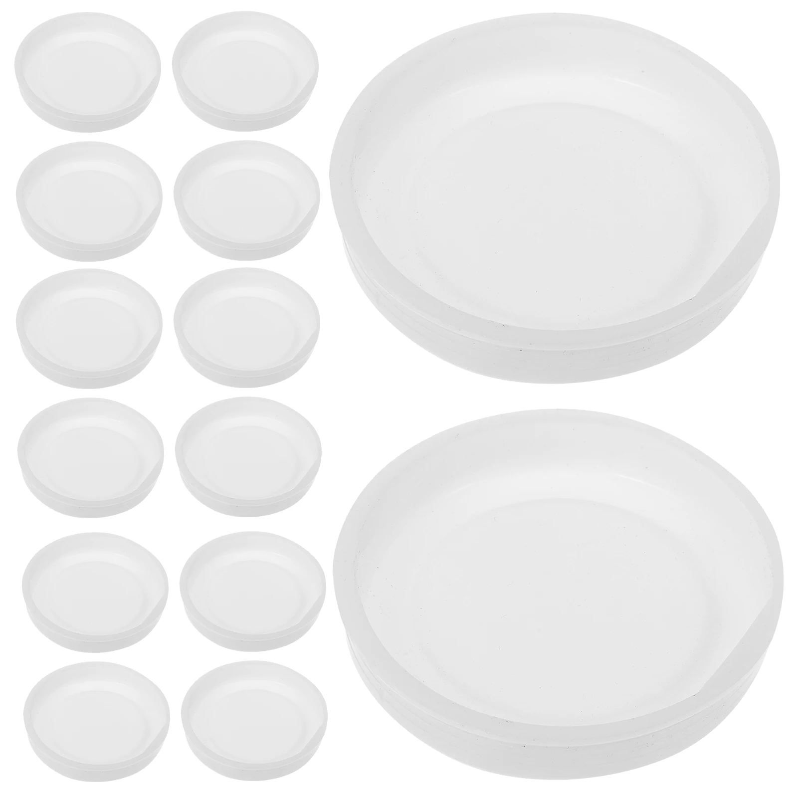 

20 Pcs Plastic End Cap Kraft Shipping Tube Round Caps Solid Protection Sturdy Poster Plugs Small End Caps Sealing Washer