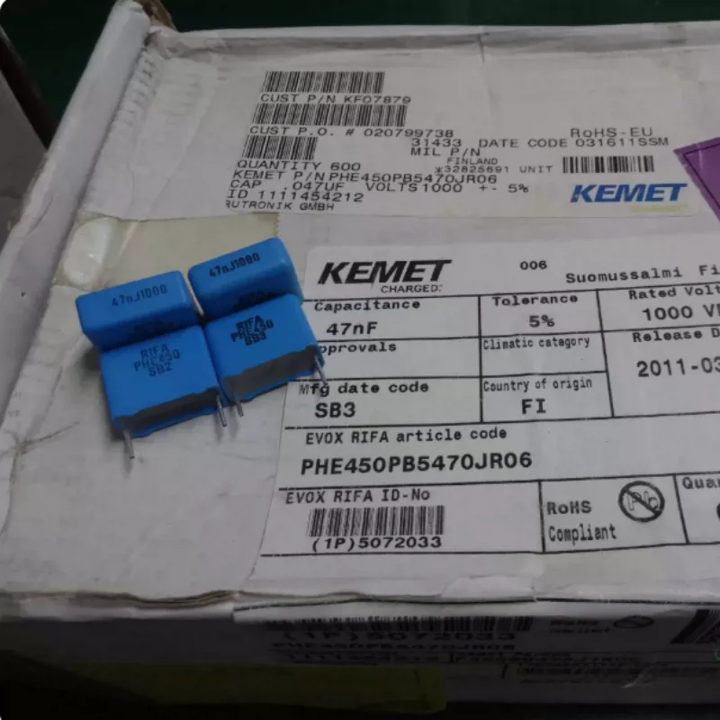 10pcs-100pcs RIFA PHE450PB5470JR06 0.047uf/1000v 47nf 473 brand new 15MM film capacitor