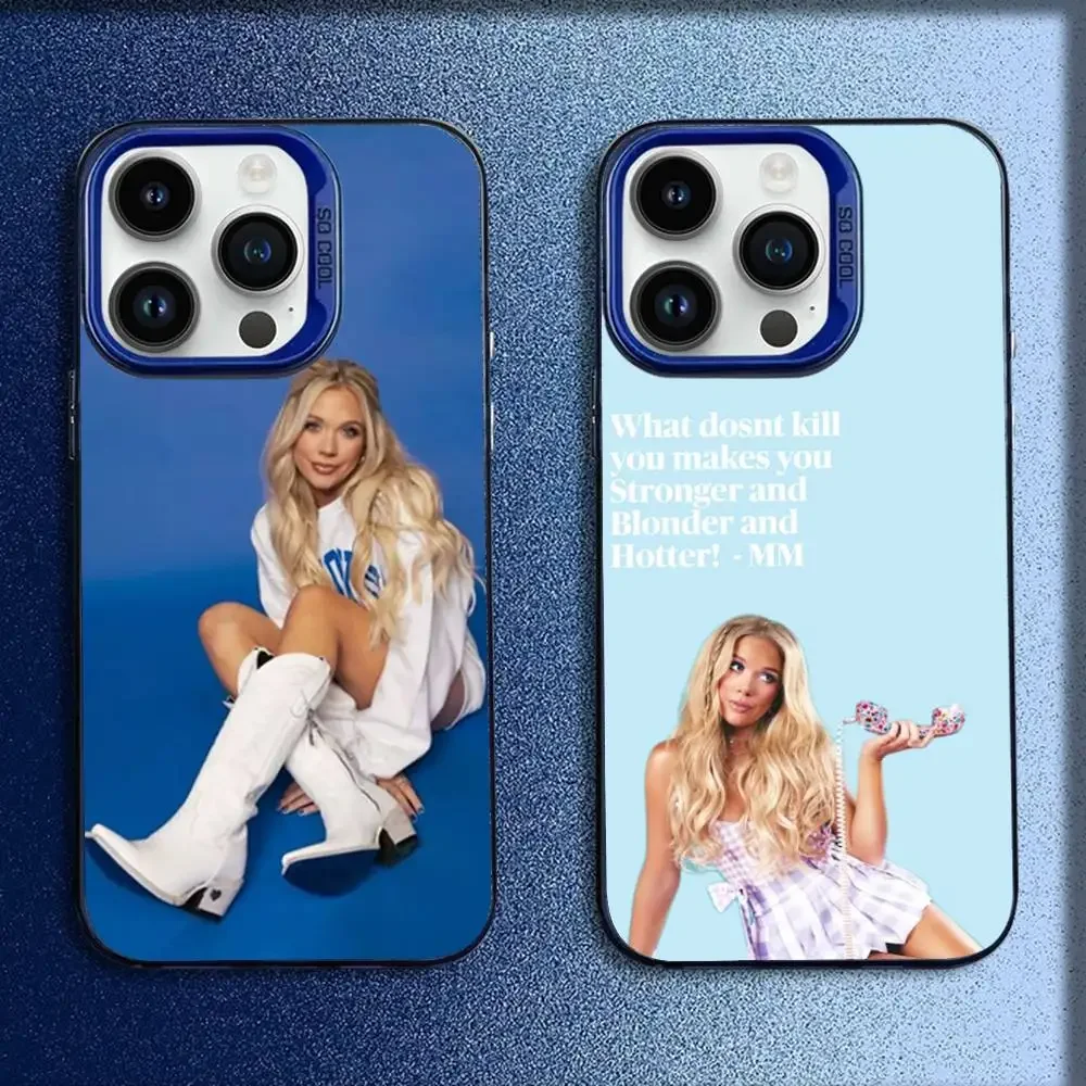 

Singer M-Megan Bless Your Heart Phone Case For iPhone 17,16,15,14,13,12,11,Pro,Max,Plus,E,SE4,Air,Mini Blue IMD Box