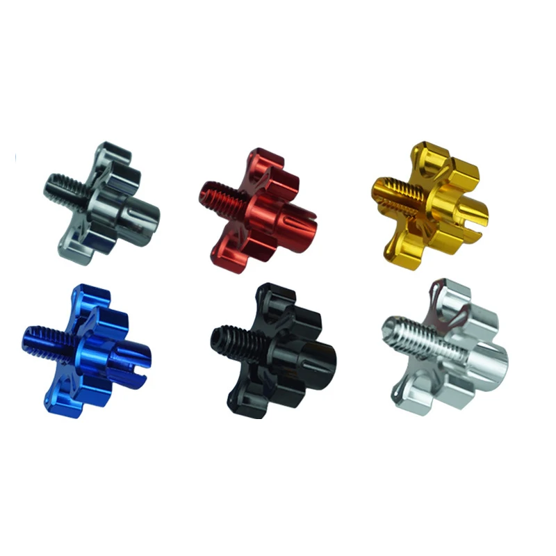 Motorcycle Tuning Parts Clutch Adjustment Screw Color Anodized Aluminum CNC Brake Clutch Lever Wire Adjuster Screws