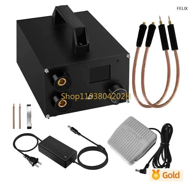 

18650 battery spot welding machine 250 gear spot welding dual capacitor energy storage dual pulse welding 0.3mm nickel sheet