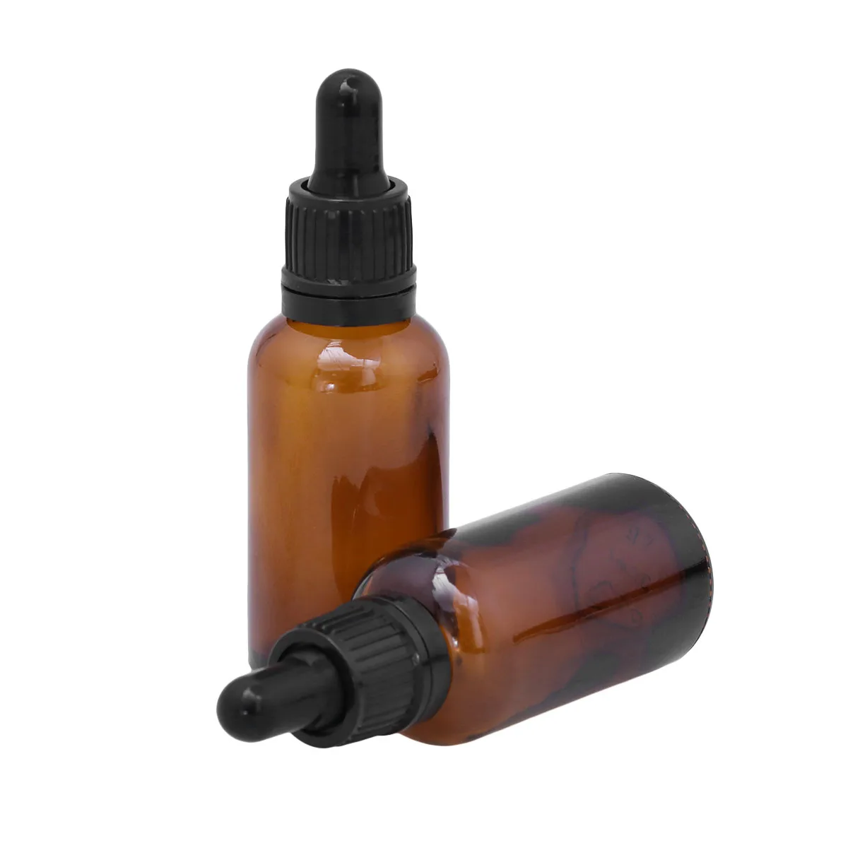 

12Pack Refillable Amber Glass Bottles 30ml Dropper Empty Essential Oils Perfume DIY Blends Aromatherapy Container
