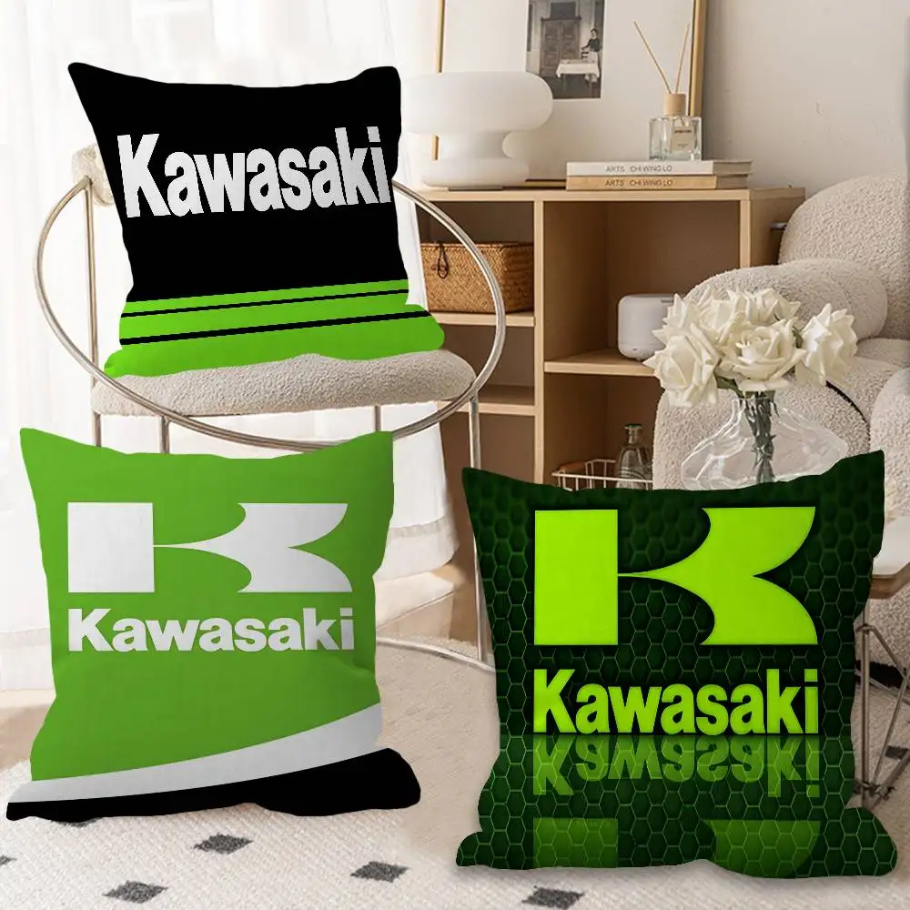 

K-kawasakis Logo Pillowcase toon Gift Cushion Cover Bedroom Home Sofa Chair Seat Decor pillow case