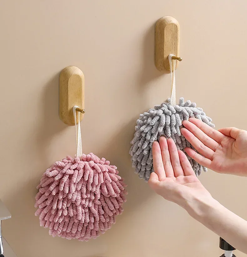 Creative Soft Hand Towel Thickened Microfiber Super Absorbent Fast Drying Sponge Plush Wipe Cloth Kitchen Bathroom Terry Towels