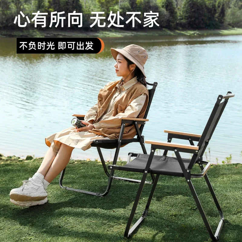 Camping Chair Kermit Chair Outdoor Folding Portable Ultra Light Camping Beac