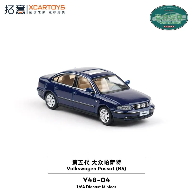 XCARTOYS Car Toys for Boys 1/64 Alloy Business and Civil Volkswagen Sedan Collection Ornament Fifth Generation Passat Car Model