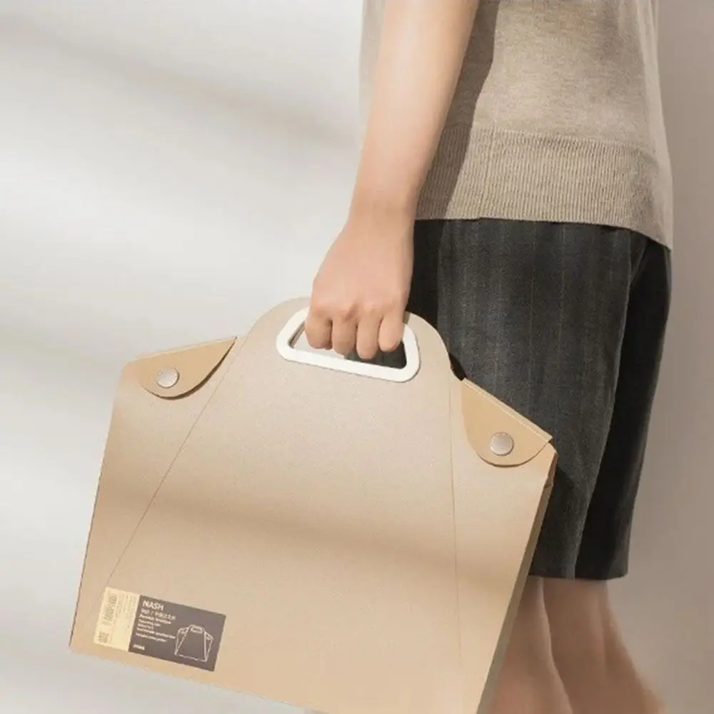 Portable Organization Clear Project Folders Waterproof Multicolor Protector Carrying Case Hand-carrying Large Capacity