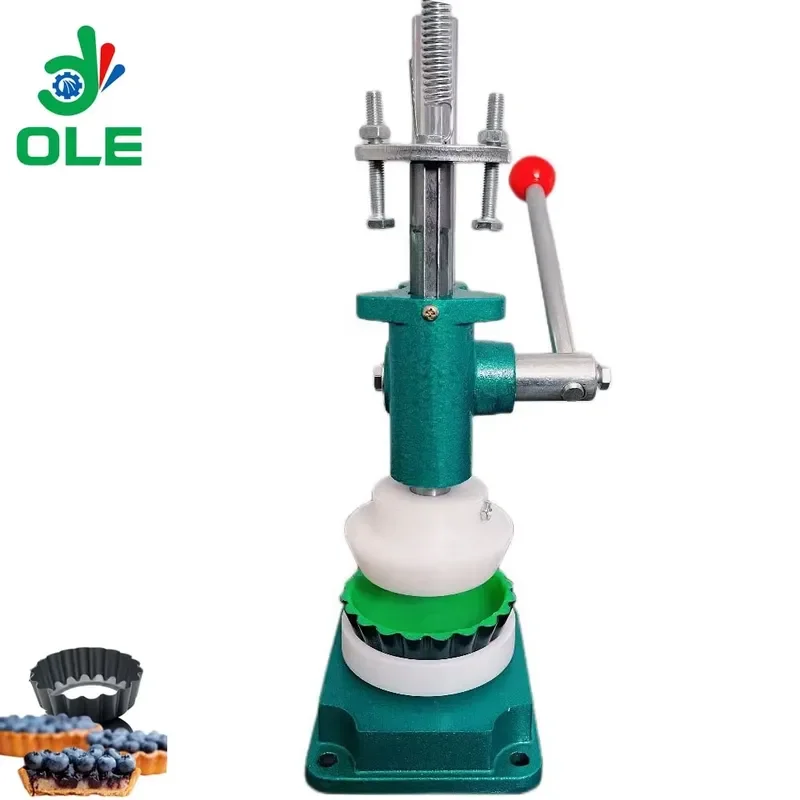 4 Inch Manual Fruit Pie Shell Press Egg Tart Forming Tool Labor Saving Kitchen Gadget for Baking Pastry Dough Molder Device