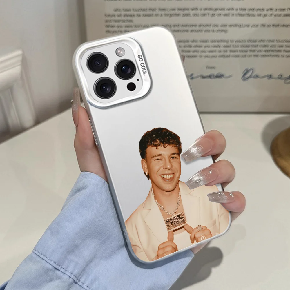 حافظة هاتف Singer Q-Quevedo لهاتف آيفون 12 11 13 14 15 16 17Max Pro Plus غطاء حماية صغير IMD ملون #4