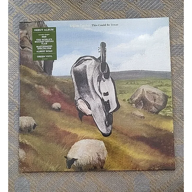 

Out of Print English Teacher This Could Be Texas Green Vinyl 1LP for Vinyl Record Players