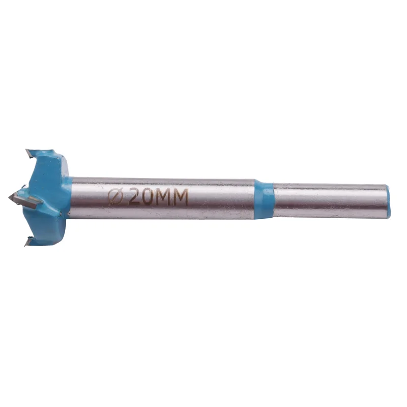SPOR! Forstner Drill Bit Set,15-40mm 6 Pcs Carbide Forstner Bits High Speed Steel Wood Tool