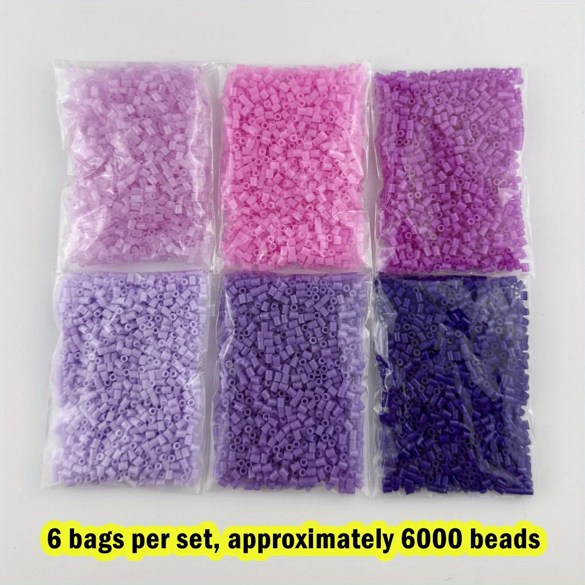 6-color 6000 Bead 2.6mm Hama Bead Car/animal Theme Fuse Bead Set Multi-color Diy Handmade Supplement Bag New Mini Pearl Bead