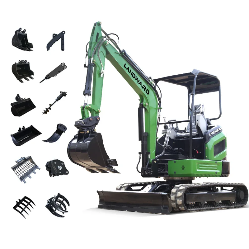 

High Horsepower 3.5 Ton Diesel Power Small Excavator Hot Selling High Power Hydraulic Crawler Mini Digger Euro 5 EPA Customized