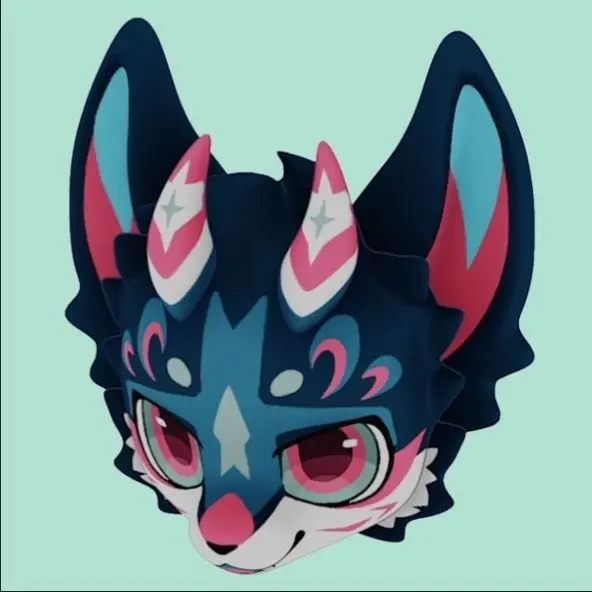 3D Printing Realistic Style Kemono Fursuit Headbase Furry Cosplay Costumes Accessories Cosplay Kigurumi Base Mask Kemono