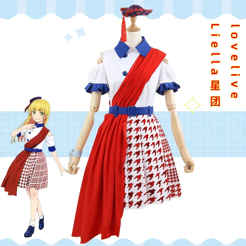 أنيمي الحب لايف كوس سوبر ستار فستان ليلا افتتاح الأحلام الحقيقية شيبويا كانون تانغ كيكي كوكو زي الهالوين التأثيري