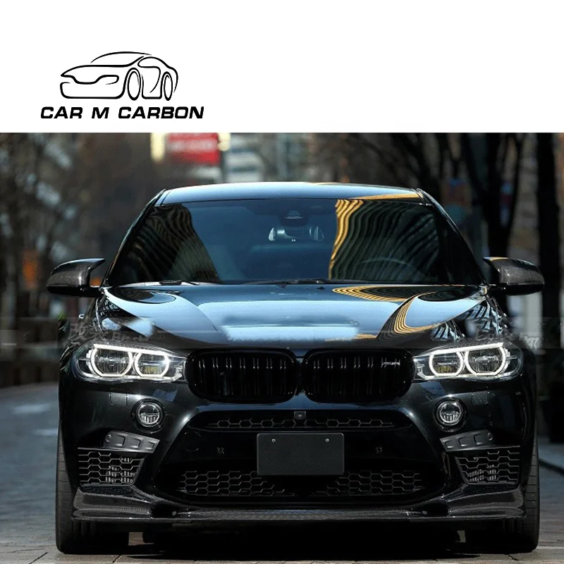 3D Car Carbon Fiber Body Kits For Drive Series X6 M F16 15-16 Front Lip Side Skirts Rear Diffuser