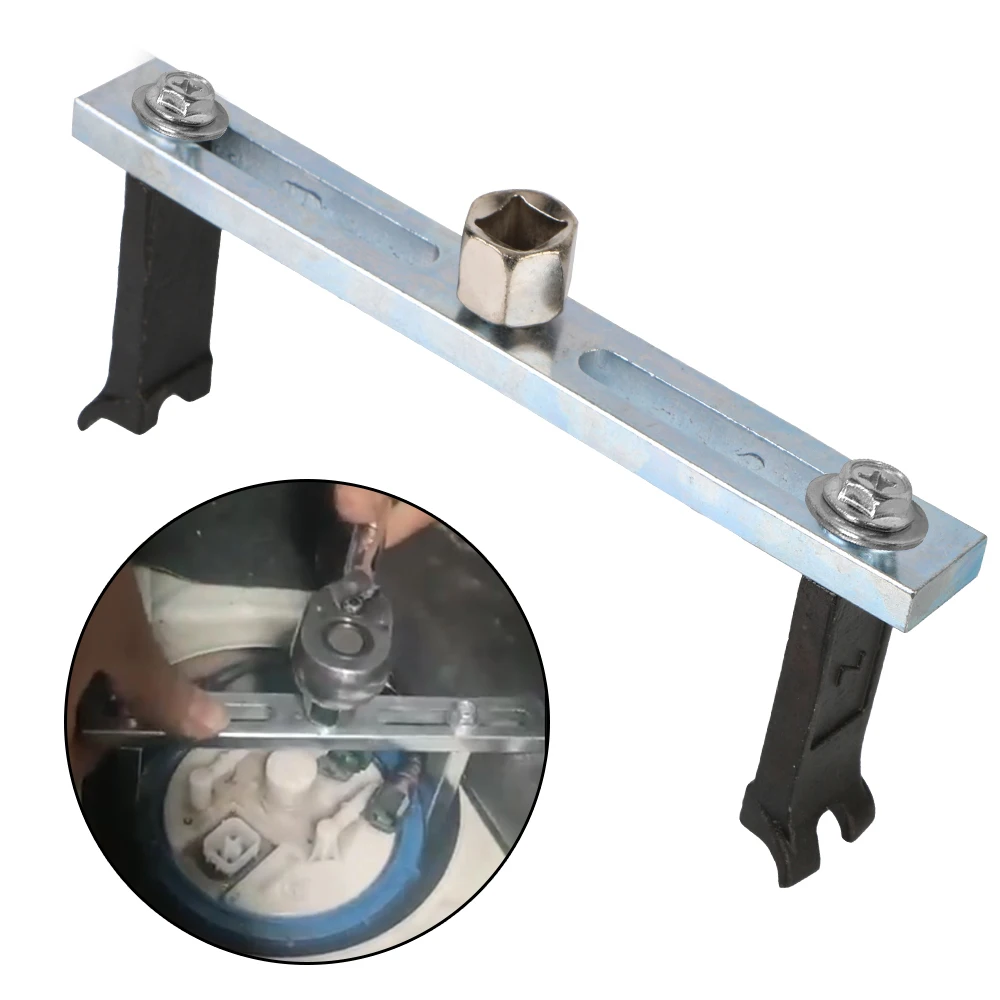 

Регулируемая крышка топливного насоса, инструменты для ремонта автомобиля, ключ для снятия крышки бака, автомобильные аксессуары, универсальный с 2 челюстями