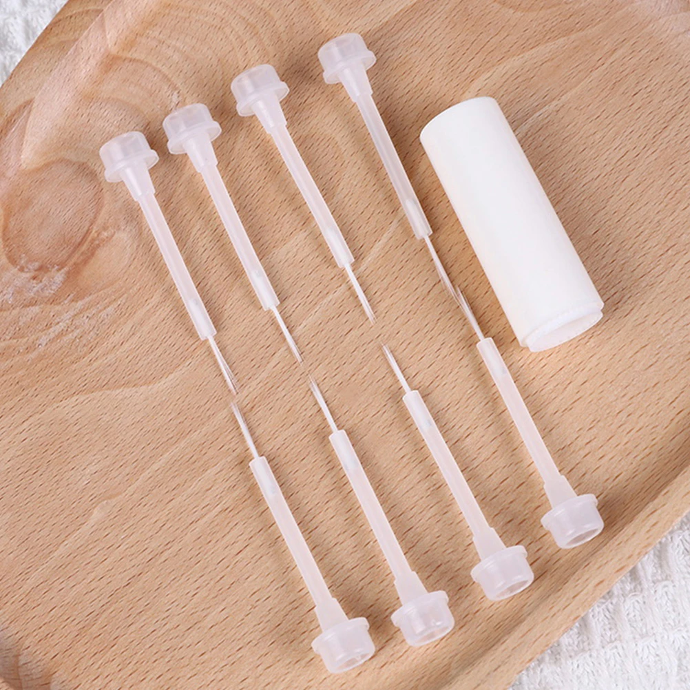 

50pcs Nail Art Liner Brushes Replacement Heads For Gel Polish Thin Detailing Fine Line Design Nail Art Tools