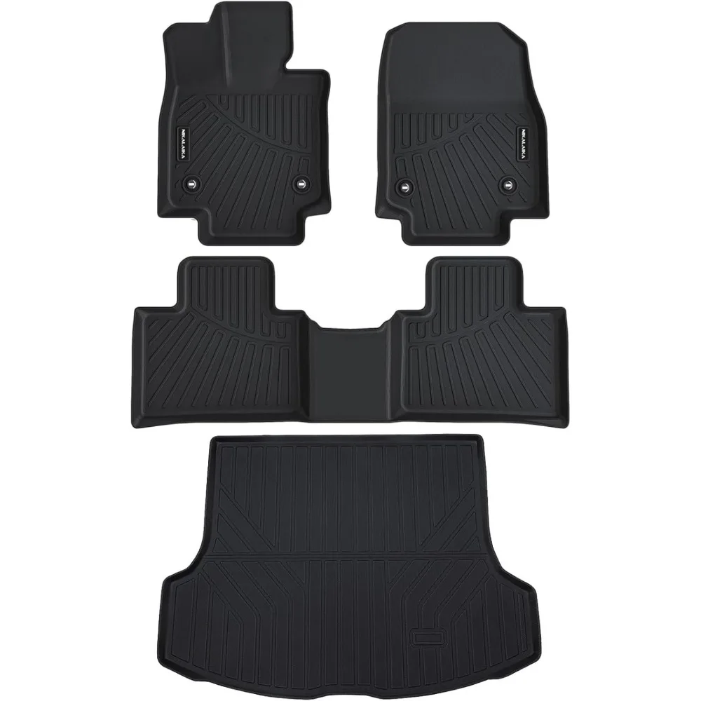 US Floor Mats & Cargo Liner for Lexus 2023 2024 2025 RX/RX350/RX350h/RX500h All Weather Protection TPE Rubber Floor Liners