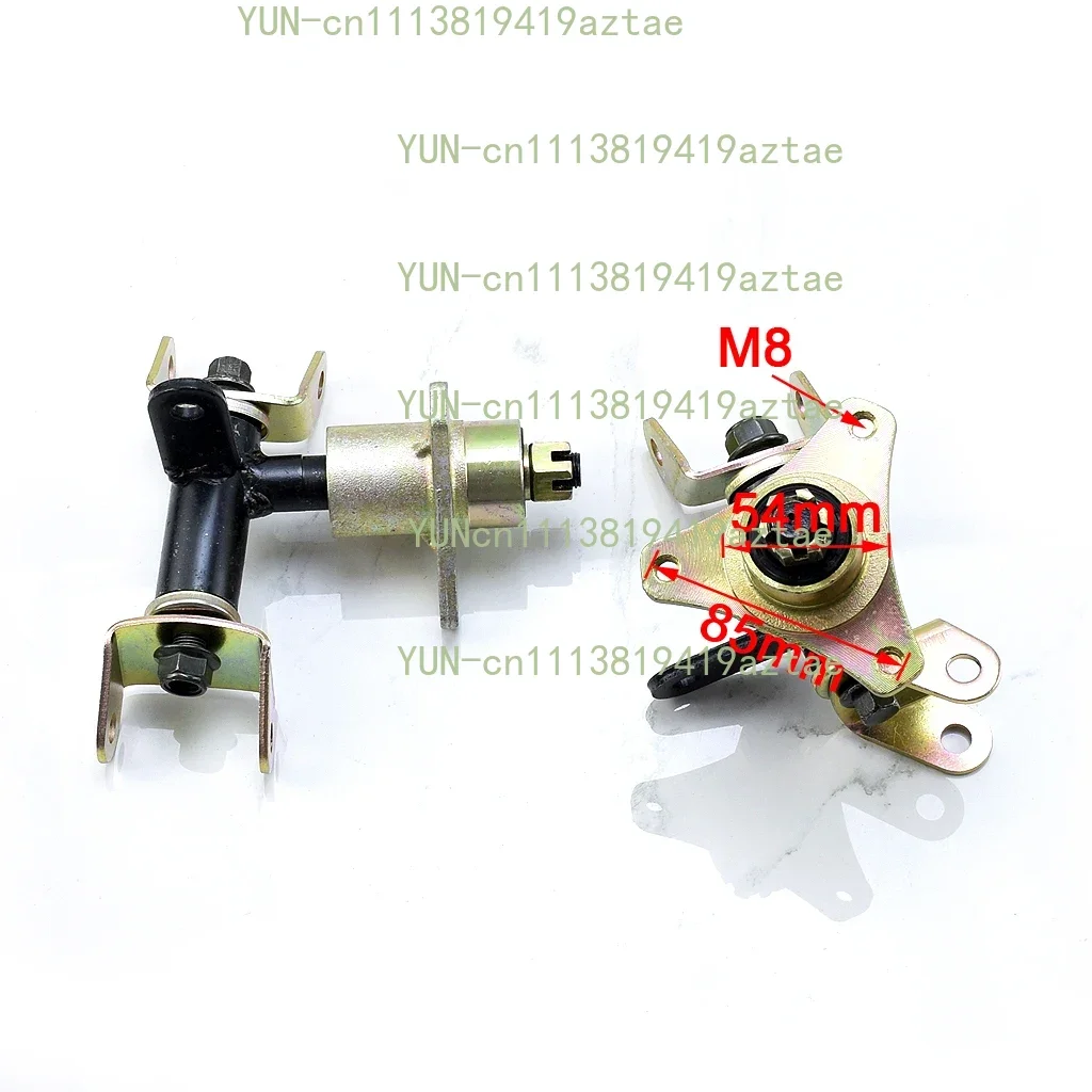 ATV Electric Go Kart Front Suspension Kit Swing Arm Steering Knuckle 4 Stud Flange Shock Absorberv