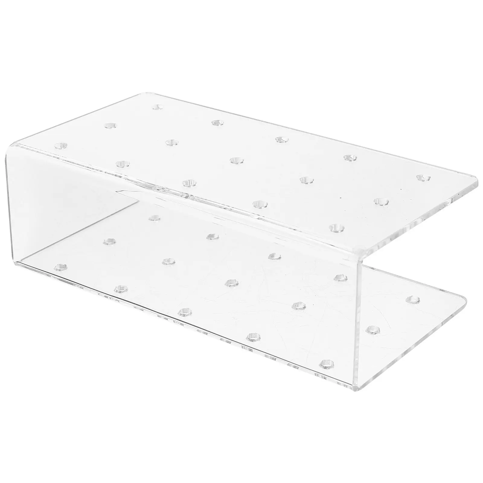 Expositor de acrílico para piruletas, diseño multiagujero, bordes lisos, organizador de dulces para fiestas, bodas, tiendas, soporte para cake pops, exhibición para tiendas