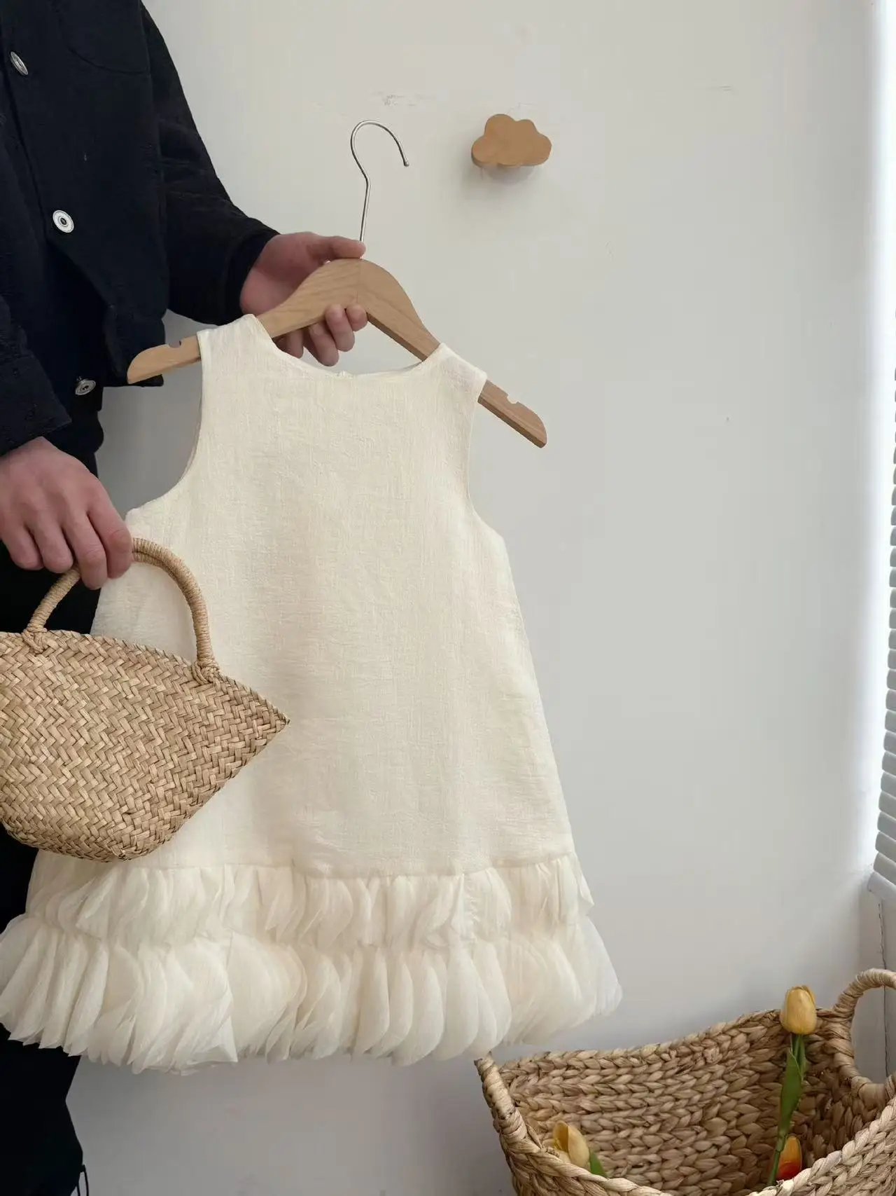 

2-7 Years Kids Girls' Summer Dress Princess Dress New Style Children's Western-style Vest Dress Baby One Year Old Dress 90-140CM