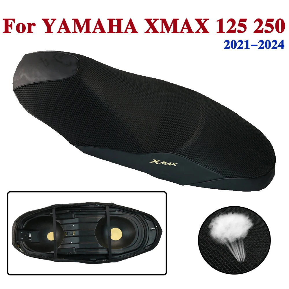 

Для Yamaha XMAX 300 XMAX 300 XMAX 250 XMAX 125 X-MAX 250 125 400 мотоциклетный солнцезащитный крем, термозащитный чехол для подушки сиденья
