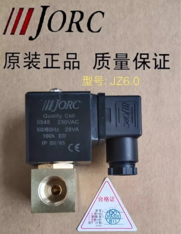 Original Qiaoke JORC high-pressure solenoid valve JZ6.0/AC230V 3/8 rubber machine solenoid valve 0545 coil